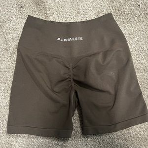 Alphalete amplify shorts - size small mocha